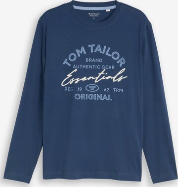 TOM TAILOR Shirt in Blue: front