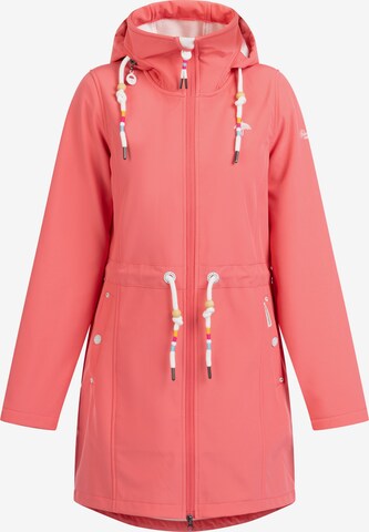 Manteau fonctionnel Schmuddelwedda en rose : devant