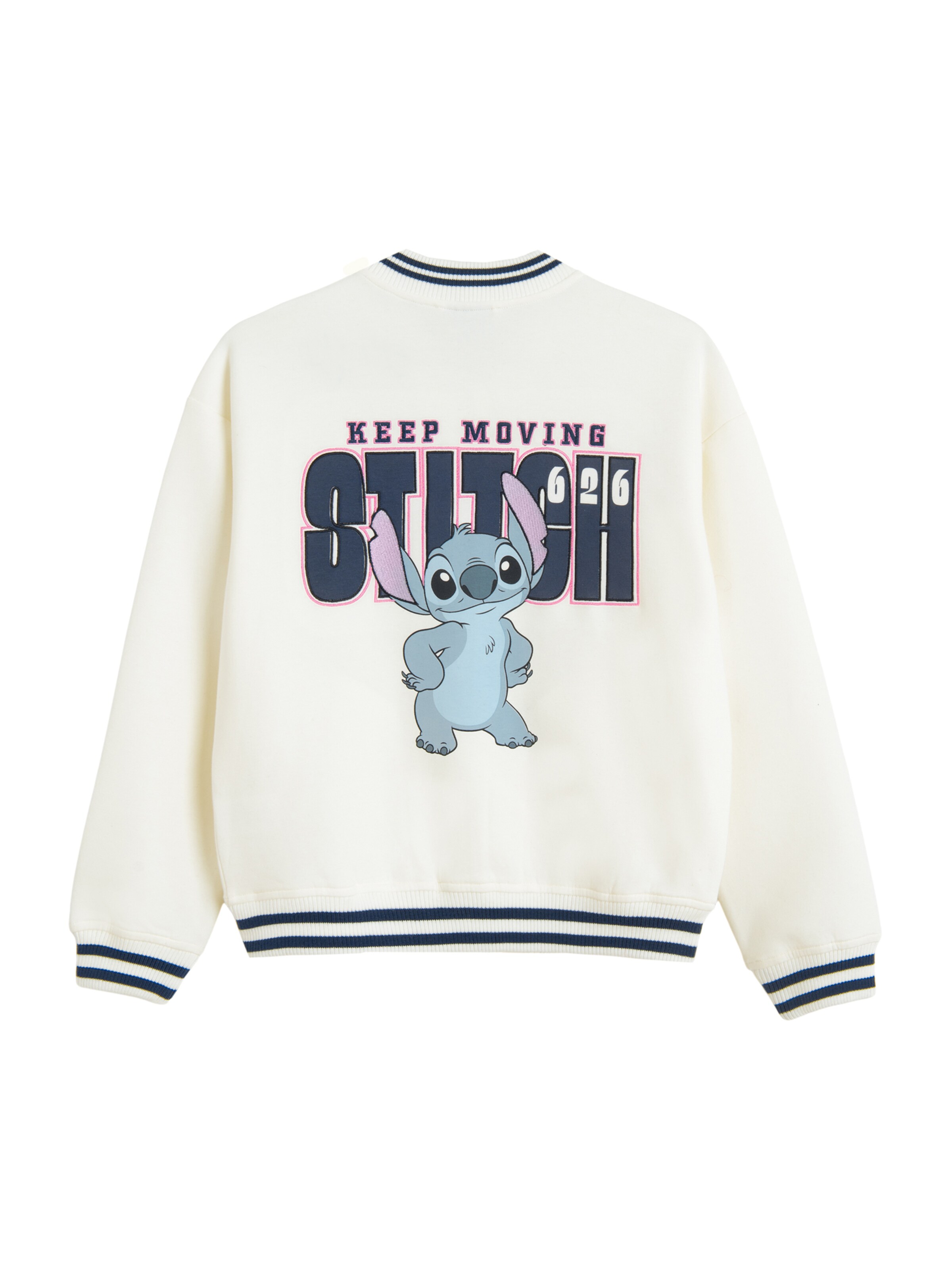 Veste de survêtement 'LILO&STITCH' Cool Club en blanc
