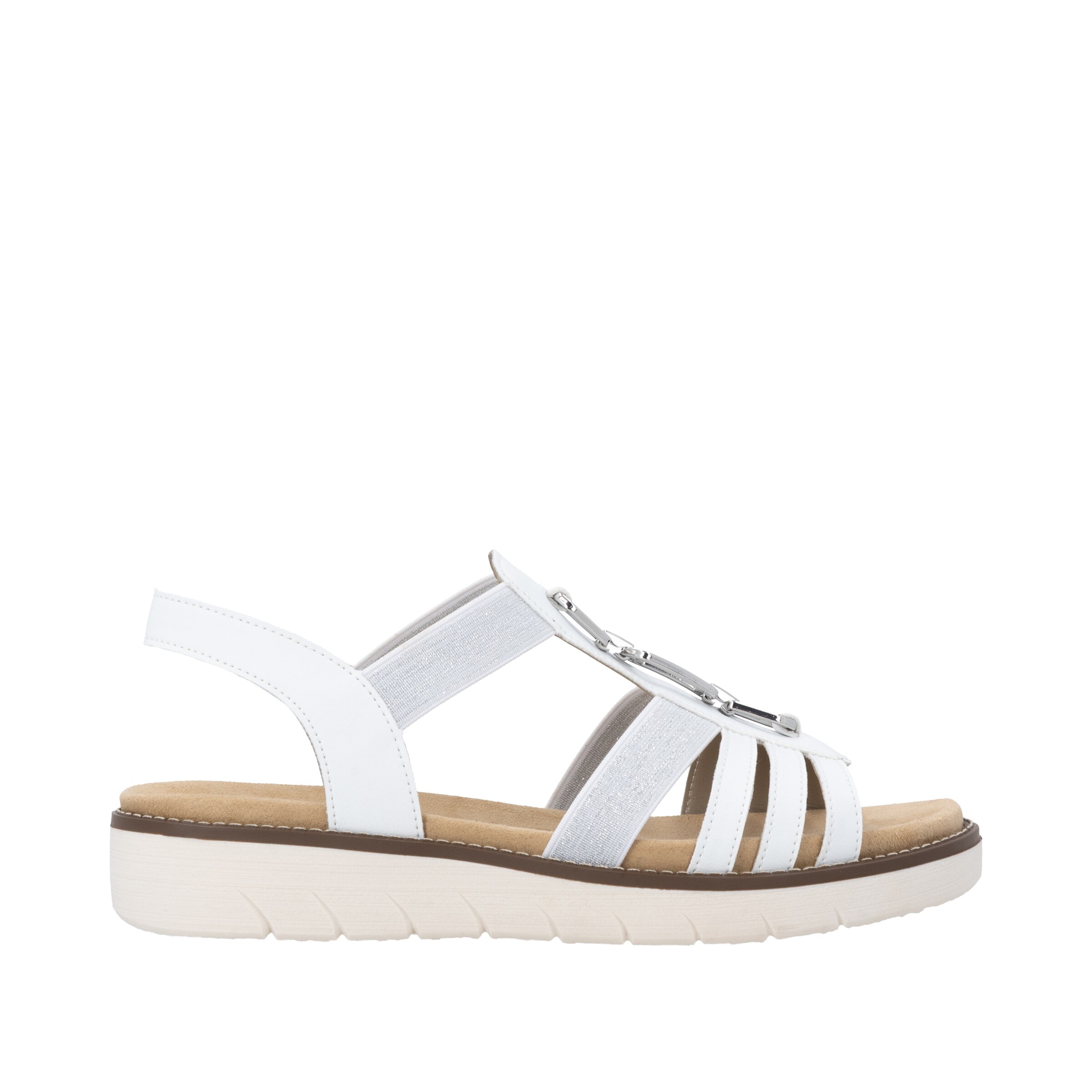 Sandalo con cinturino 'D2041' di REMONTE in bianco