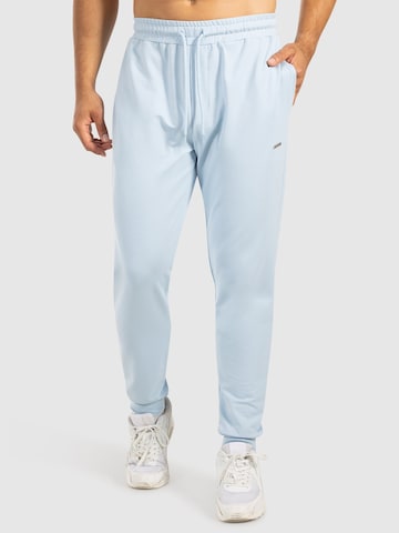 Effilé Pantalon de sport 'Nilo' Smilodox en bleu : devant