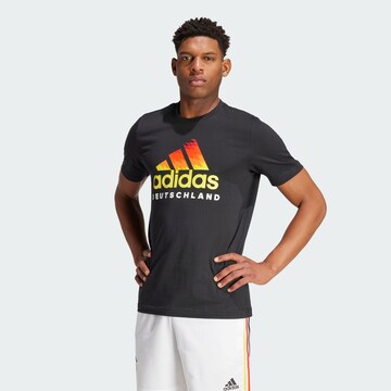 T-Shirt fonctionnel 'DFB DNA' ADIDAS SPORTSWEAR en noir : devant