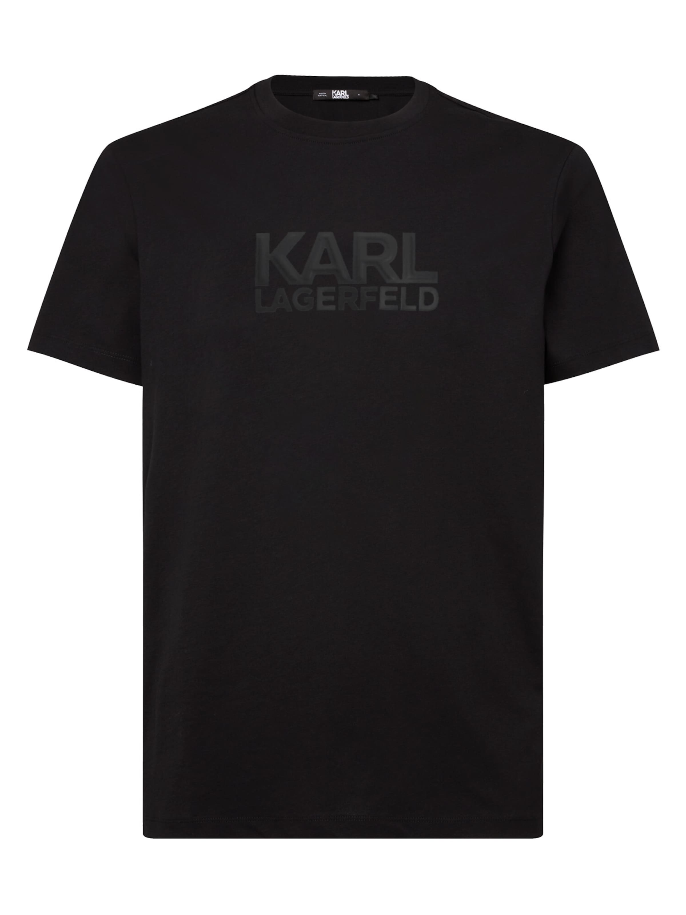 Karl Lagerfeld - Camiseta en negro: frente