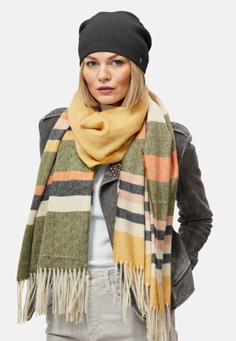 SAMAYA Mütze 'Elen', superweich und wärmend in Schwarz: Vorderseite