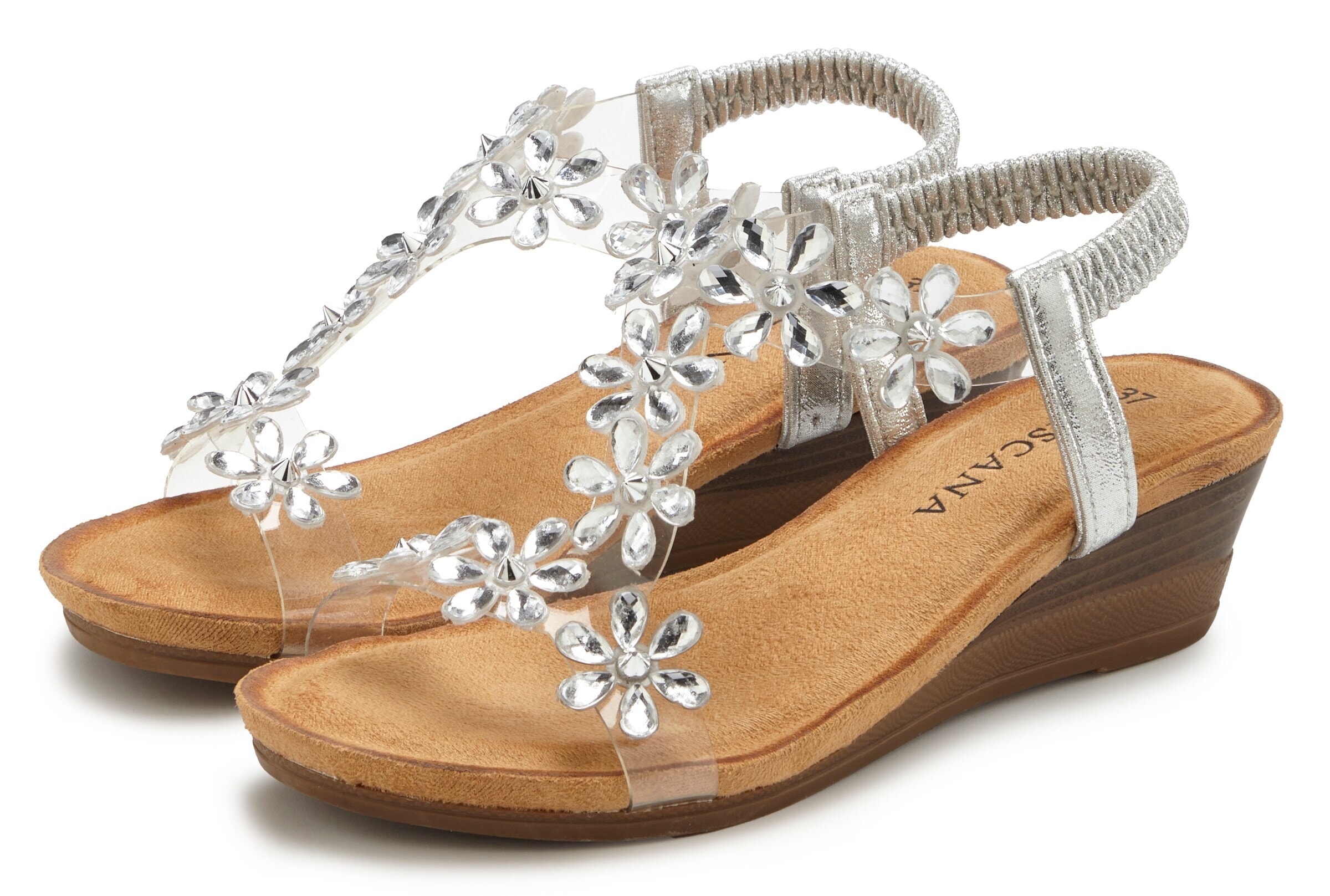 LASCANA Sandale in Silber