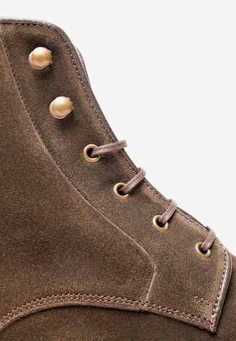 Henry Stevens Lace-Up Boots 'Murray PDB' in Brown