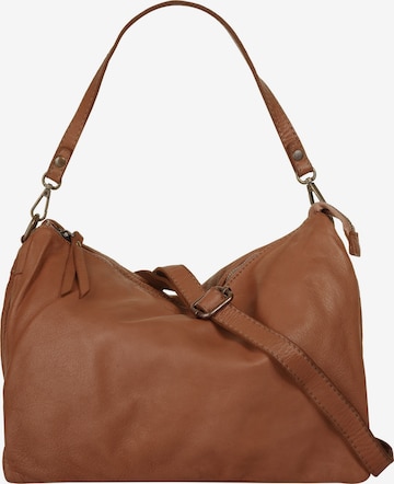 Sac à bandoulière Samantha Look en marron : devant
