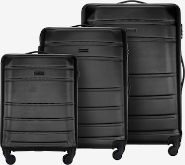Wittchen Suitcase Set in Black: front