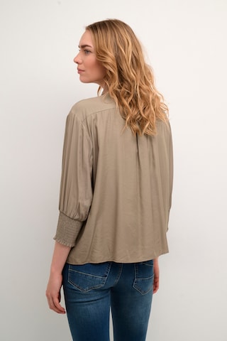 Cream Blus 'Nola' i brun