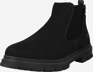 TOM TAILOR Chelsea boots in Black: front