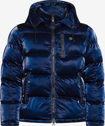 YVZ Denim Winterjacke 'Nebula' in Blau: Vorderseite