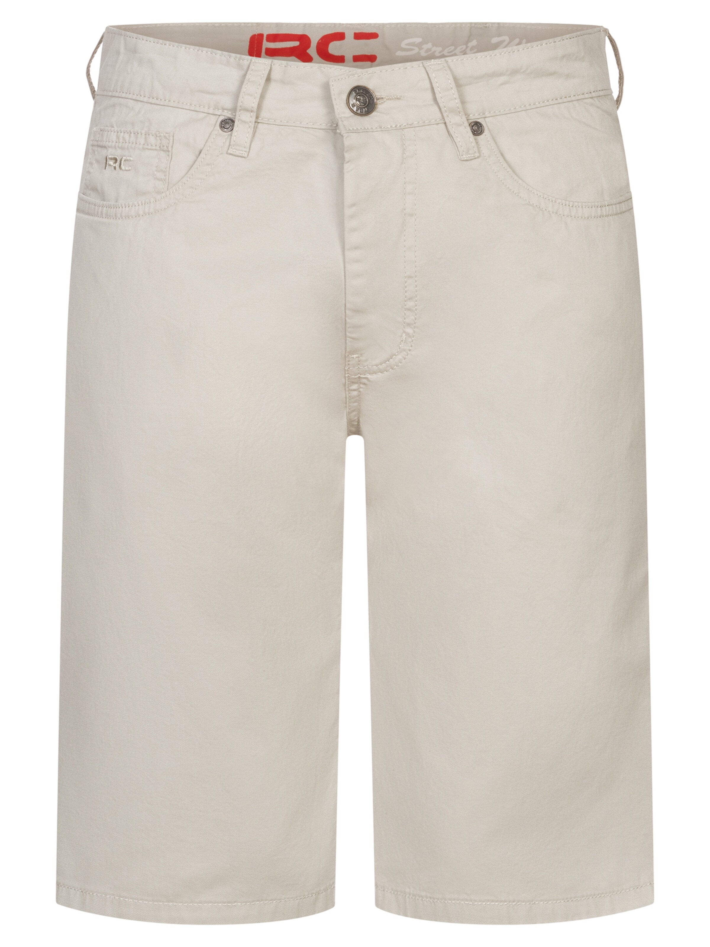 Rock Creek Regular Chino trousers in White: front