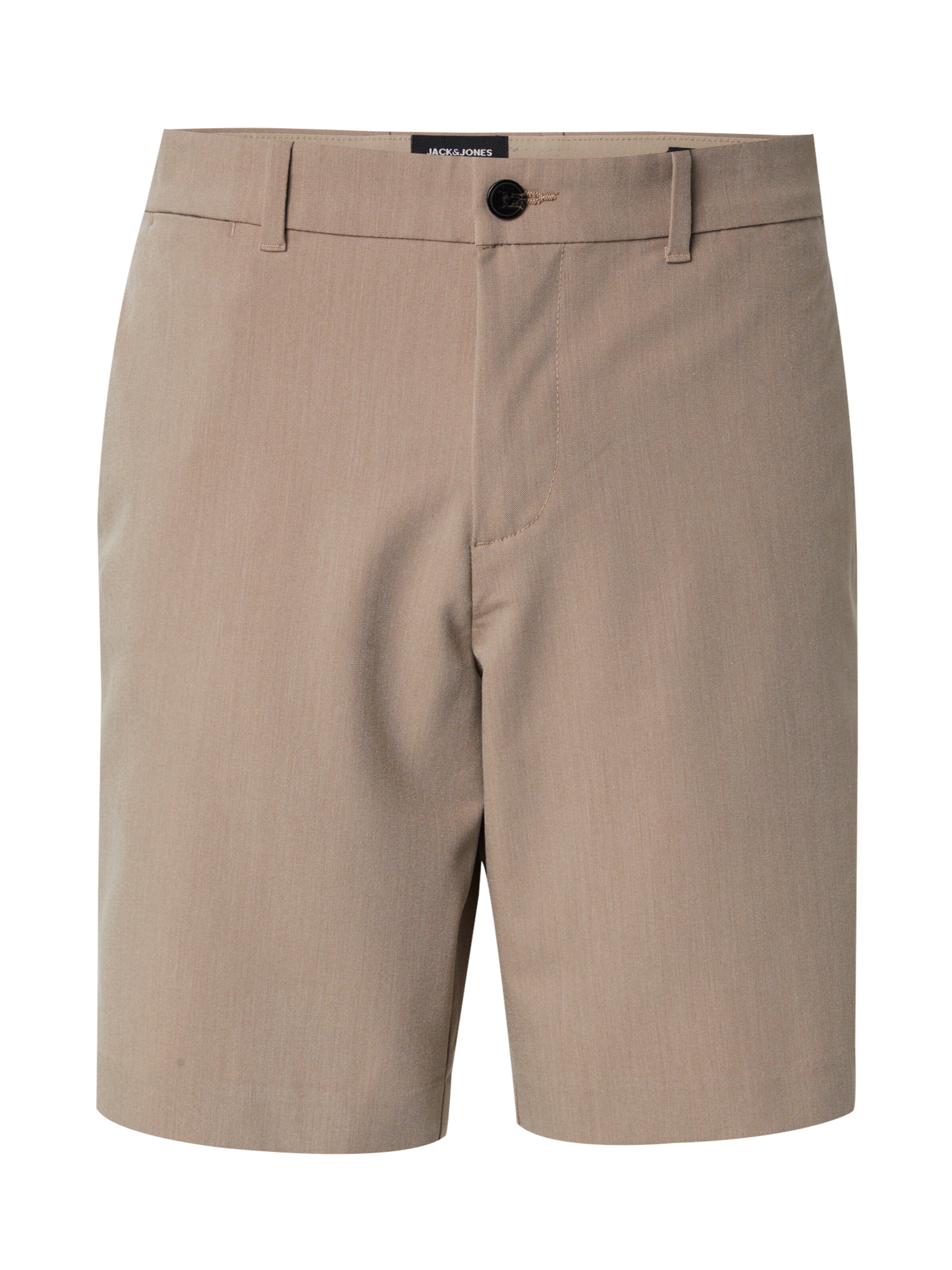 JACK & JONES regular Lærredsbukser 'JPSTACE LEO' i grå: forside