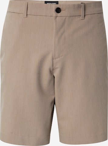 Pantalon chino 'JPSTACE LEO' JACK & JONES en gris : devant