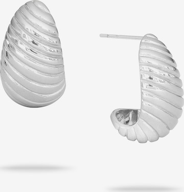 Echtzeit Earrings in Silver: front