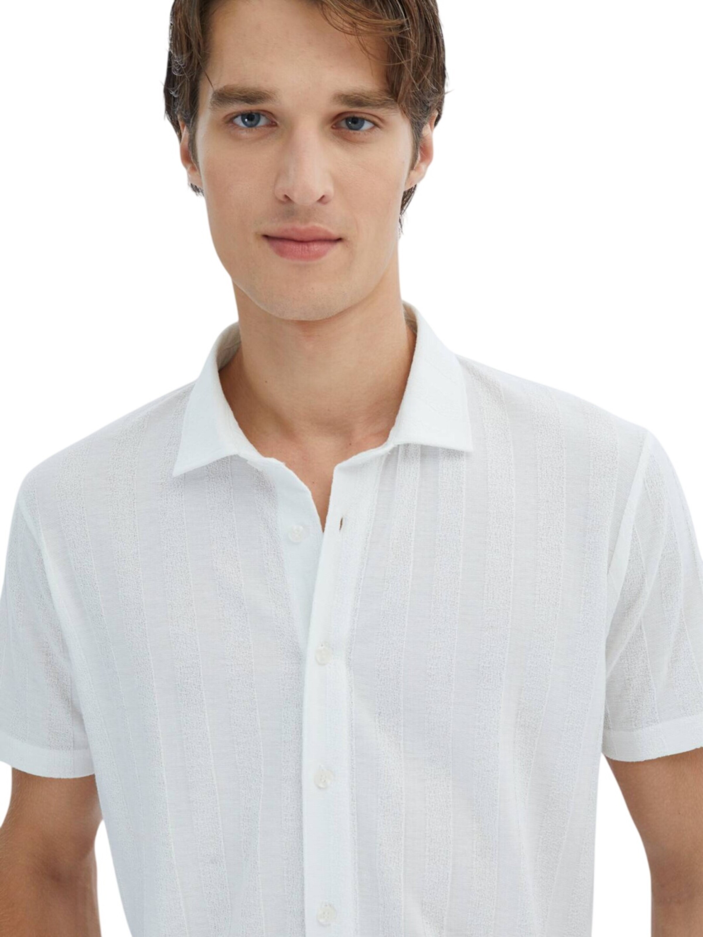 KİP Regular fit Button Up Shirt in White