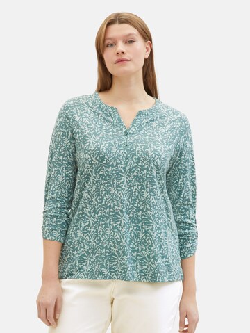 Tom Tailor Women + Bluse i grøn