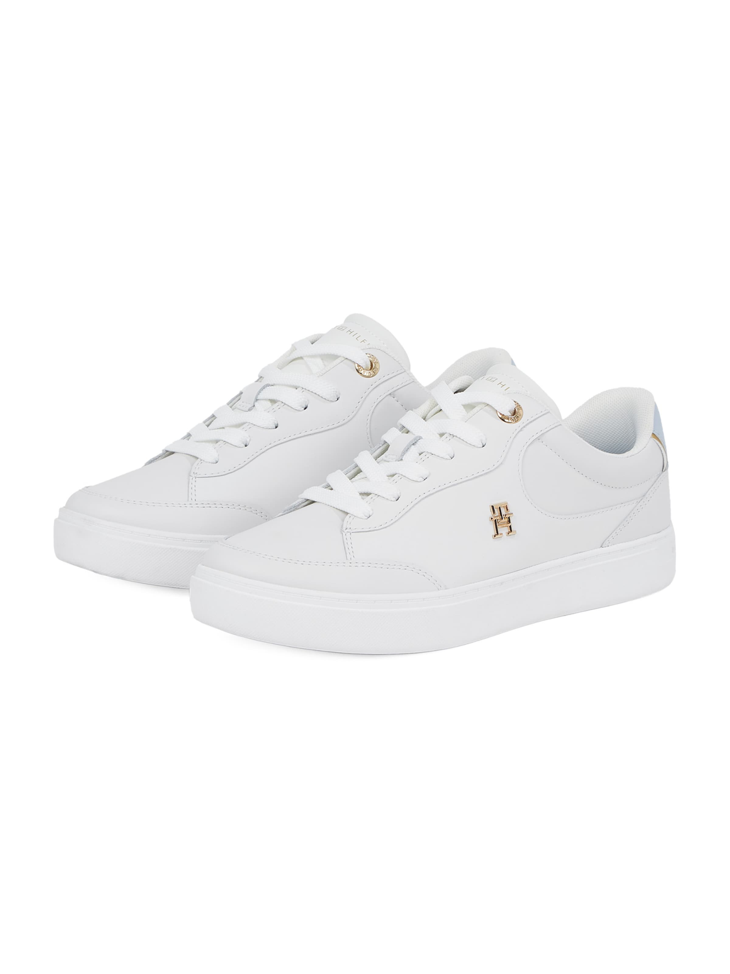Sneaker bassa 'Essential Chic Court' di TOMMY HILFIGER in bianco