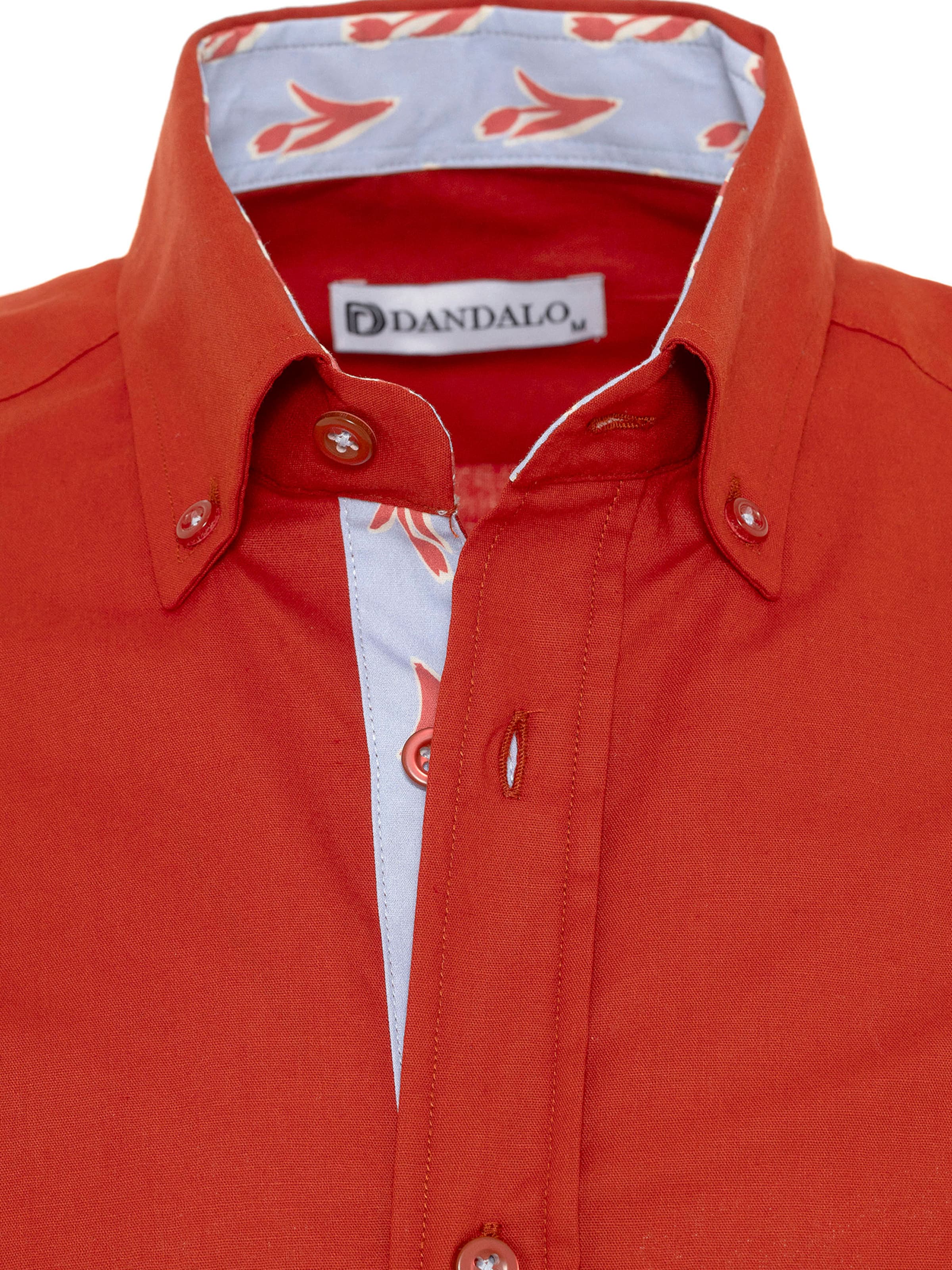 Dandalo Regular fit Button Up Shirt in Red