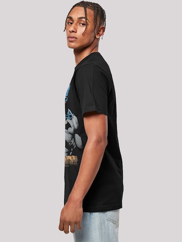 F4NT4STIC Shirt 'Batman Close Up' in Zwart