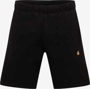 Carhartt WIP - Calças 'Chase' em preto: frente