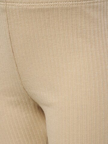 Coupe slim Leggings Hummel en beige