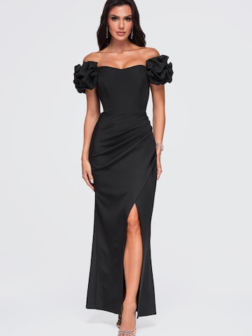 Ombre Evening dress in Black: front