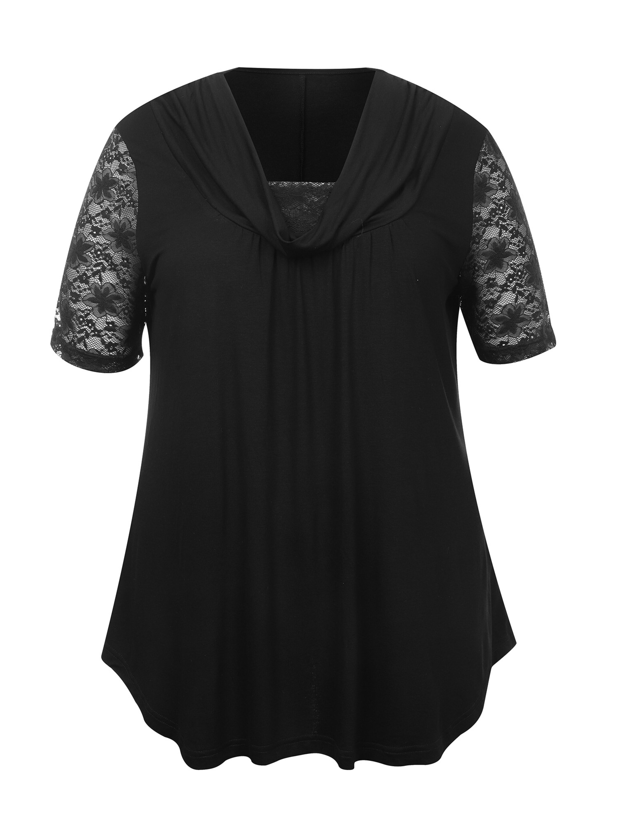 LapaPlus Top in Zwart