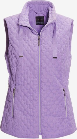 Goldner Vest in Purple: front