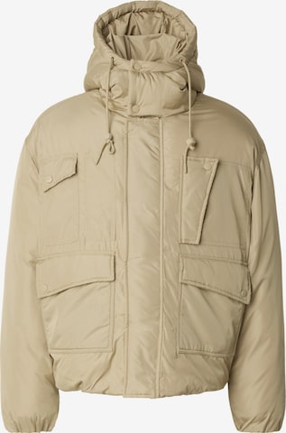 Pegador - Casaco de inverno 'Jean' em bege: frente
