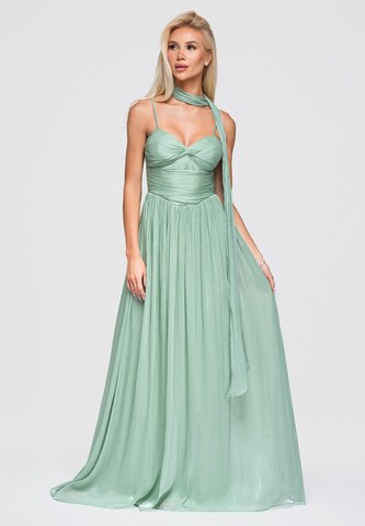 Ombre Avondjurk in Groen