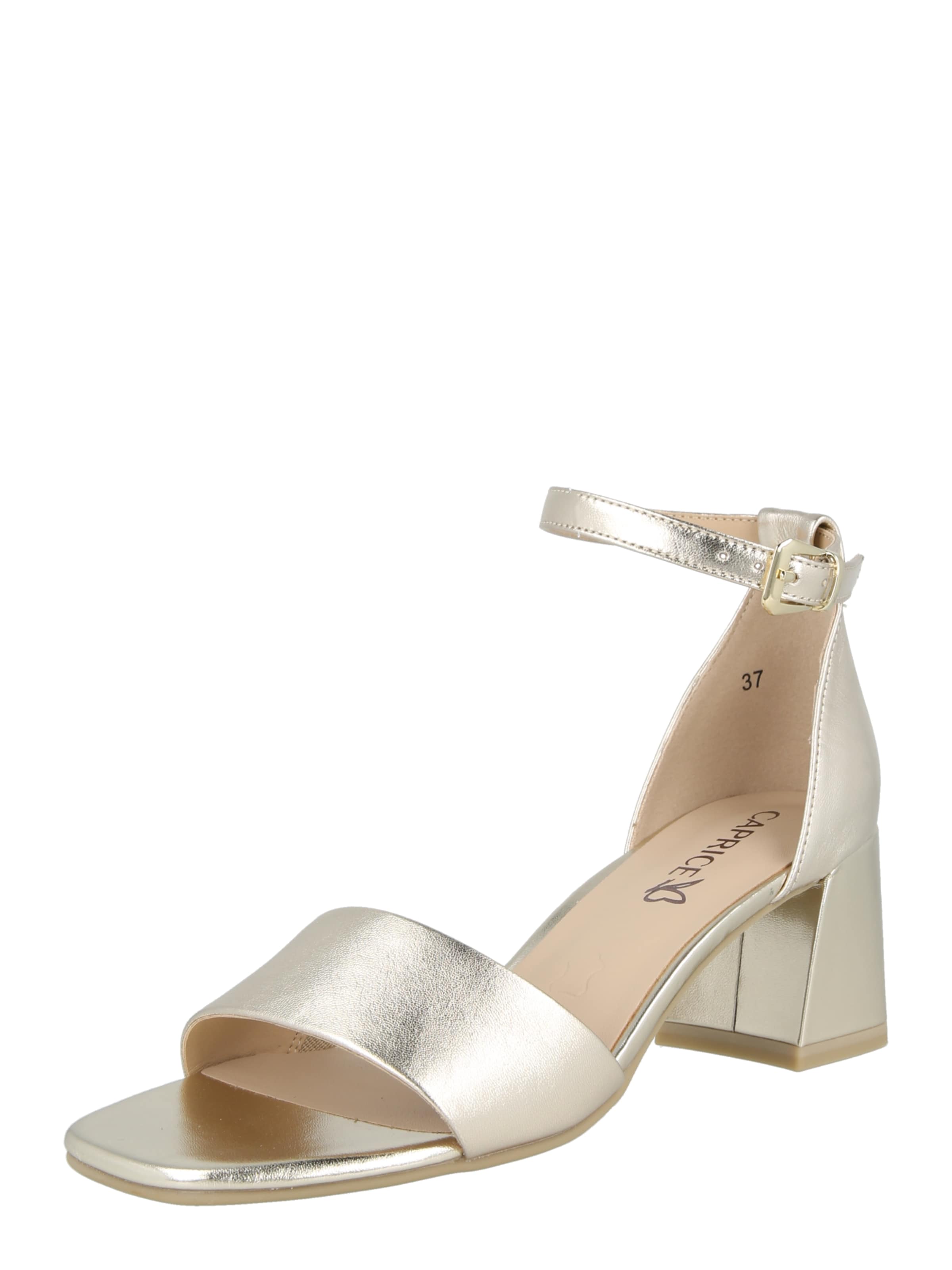 CAPRICE Sandals in Gold: front