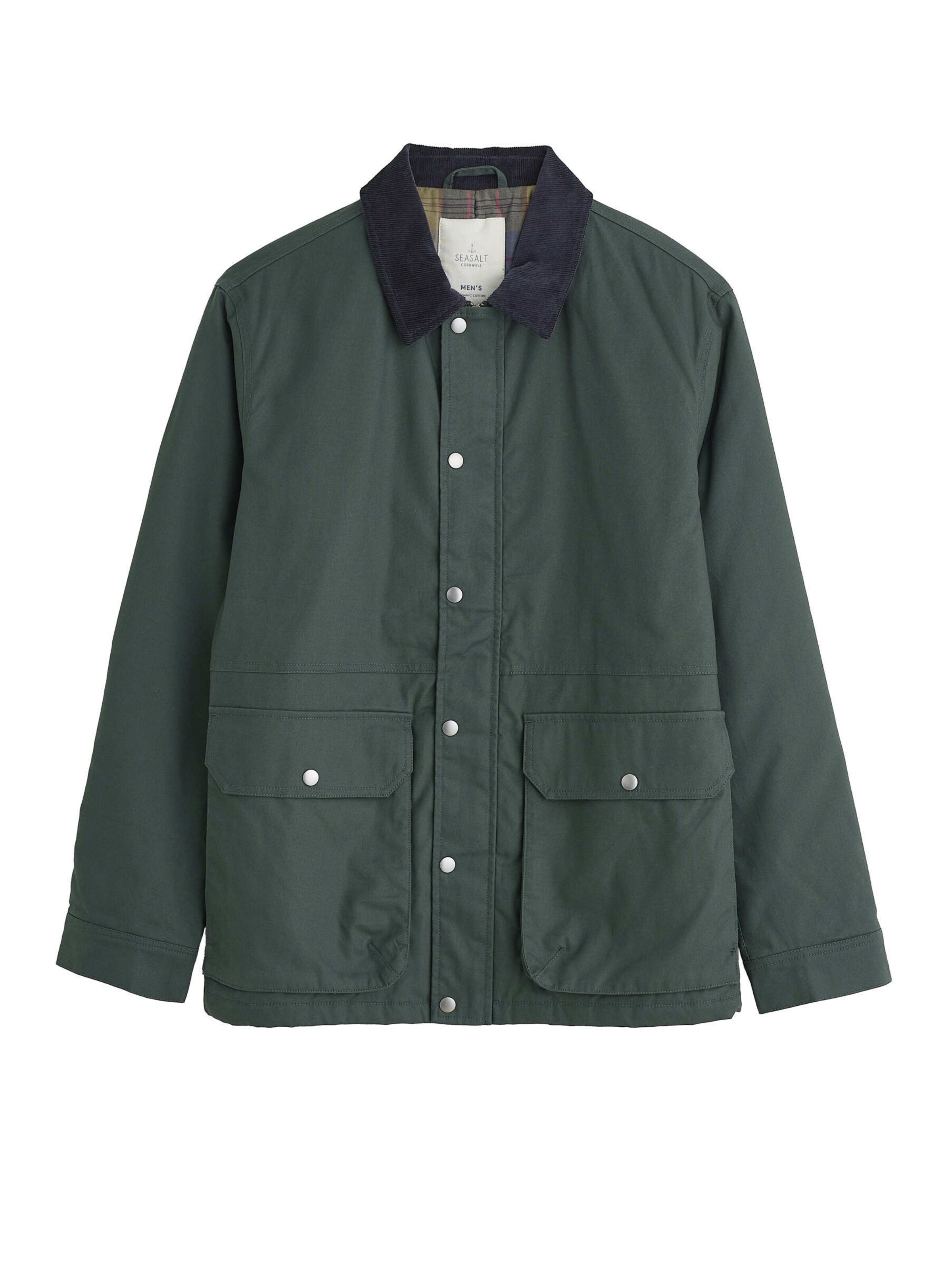 Seasalt Cornwall Přechodný kabát 'Marlin' – zelená: přední strana