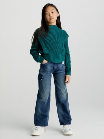 Calvin Klein Jeans Pullover in Blau