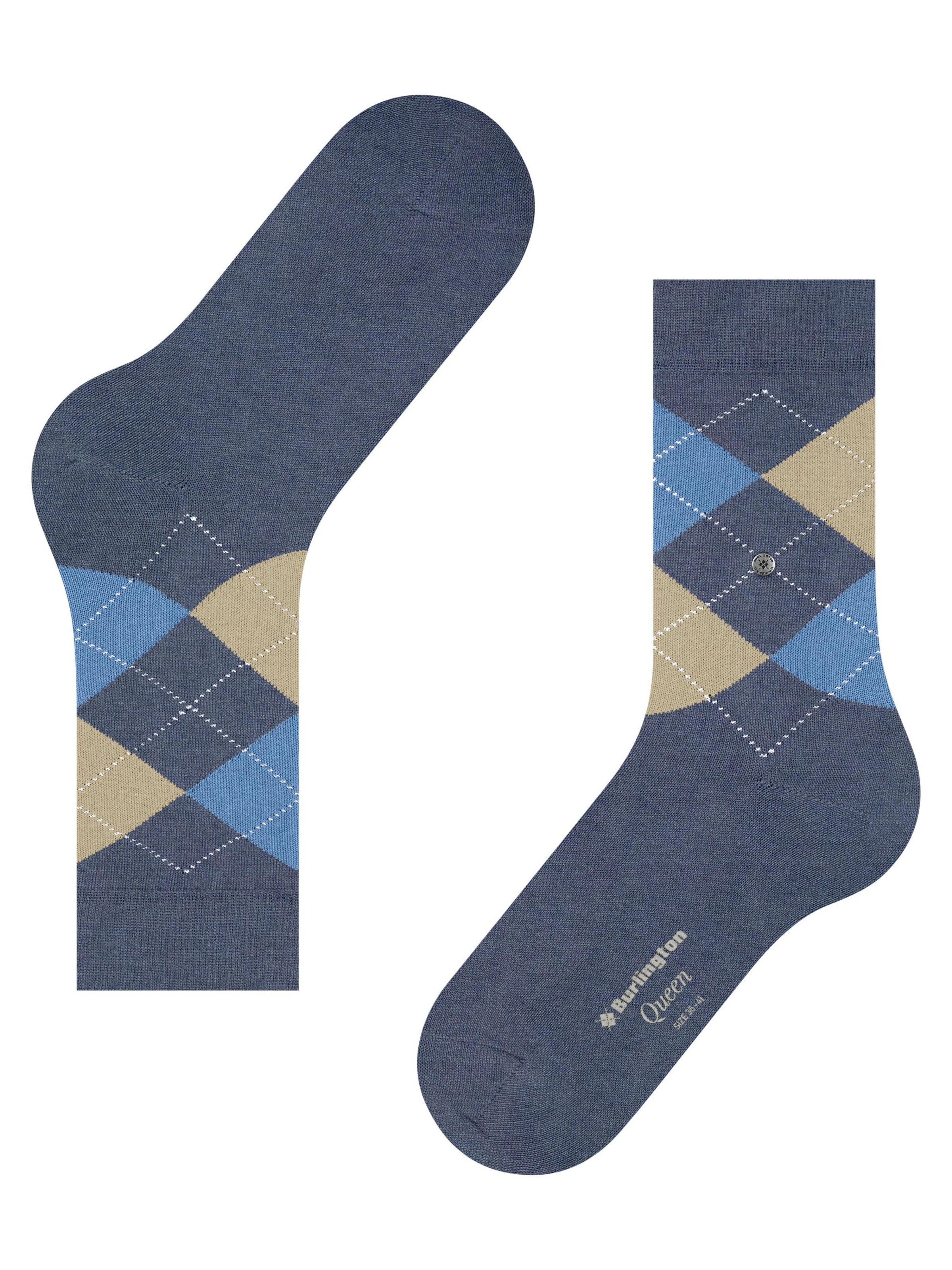 BURLINGTON Socks 'Queen' in Blue