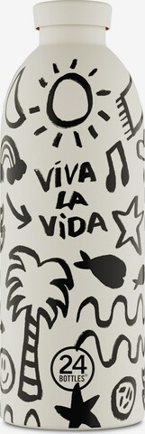 24Bottles Drinkfles 'Clima Horizon' in Wit: voorkant