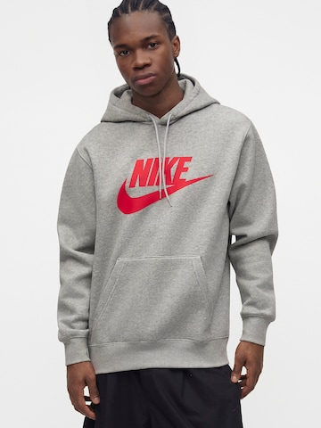 Nike Sportswear Свитшот 'CLUB' в Серый