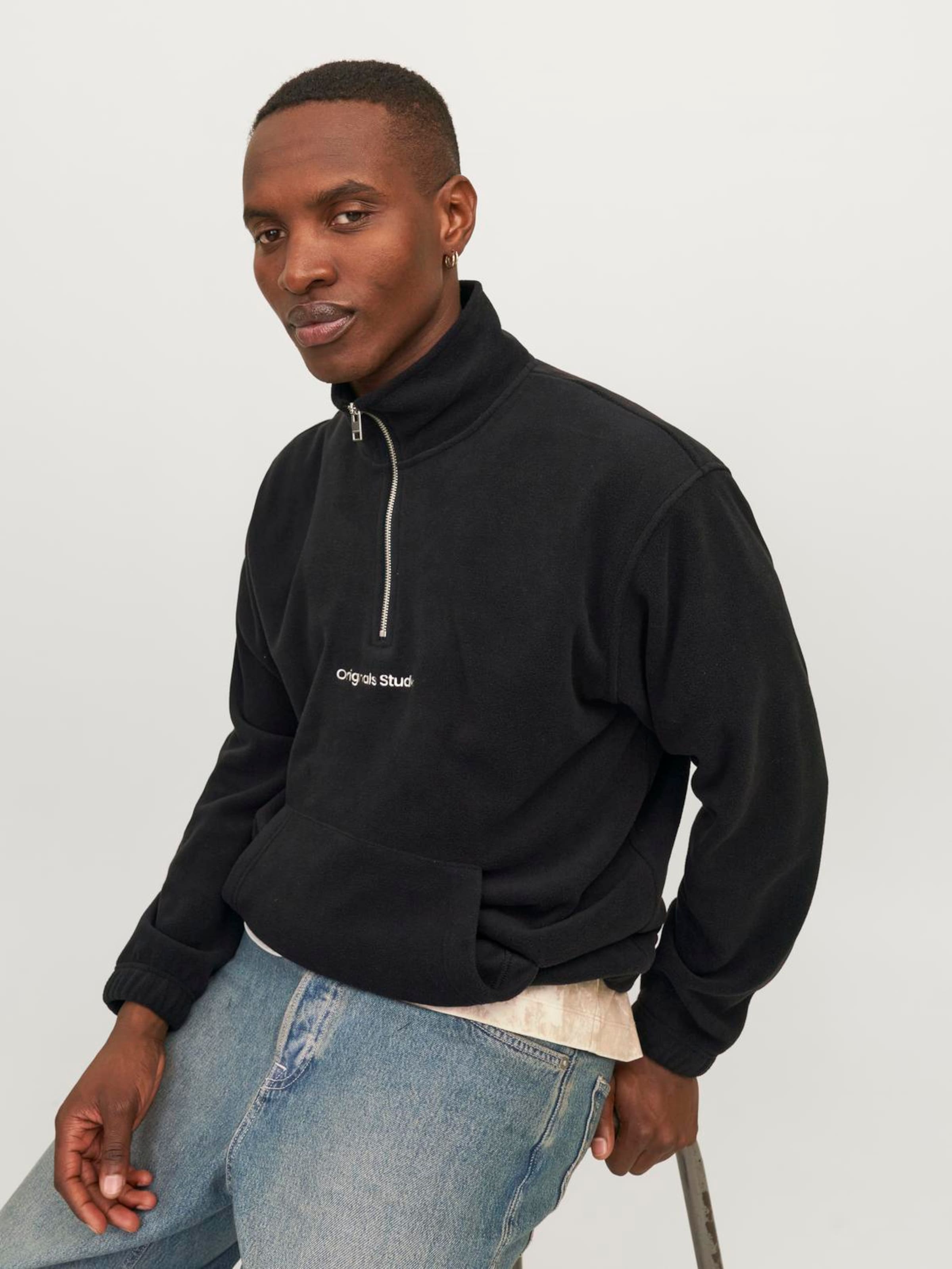 JACK & JONES Sweater 'JORVesterbro' in Black | ABOUT YOU
