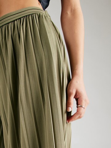 ABOUT YOU Wide leg Pants 'Nele' in Green