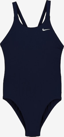 NIKE Athletic Swimwear in Blue: front