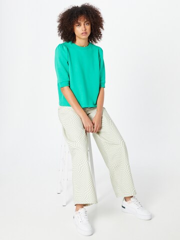 ICHI Sweatshirt 'YARLET' in Groen