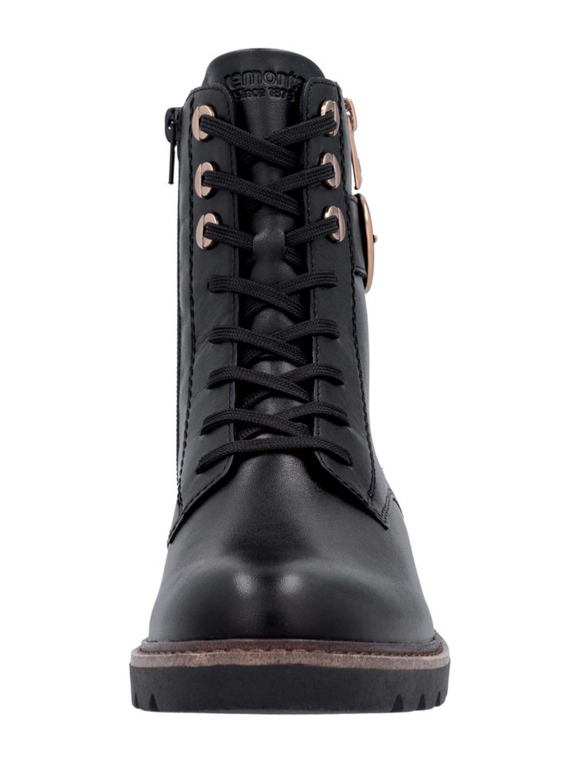 REMONTE Schnürstiefelette in Schwarz