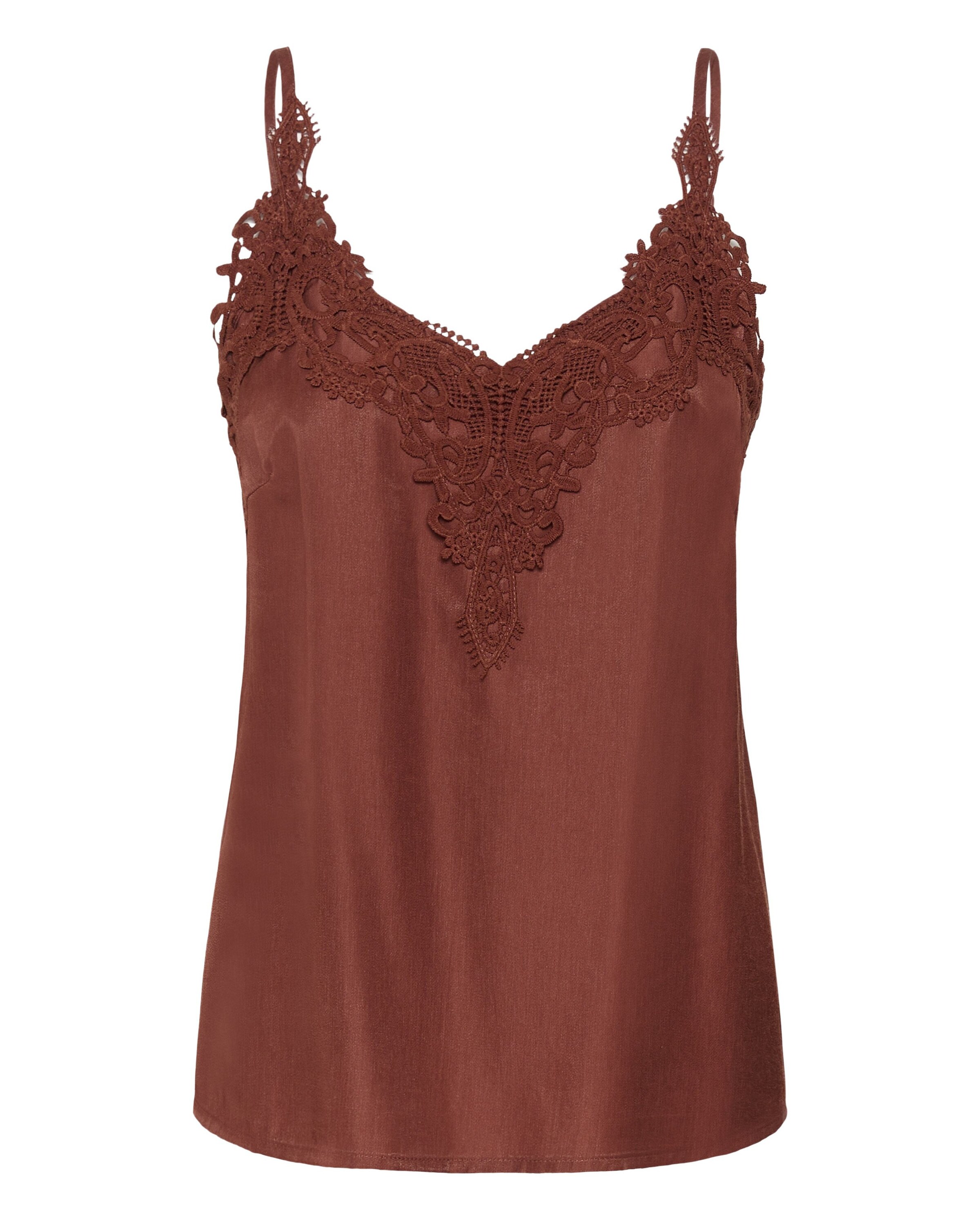 Cream Top 'CRAnna' | rjava barva: sprednja stran