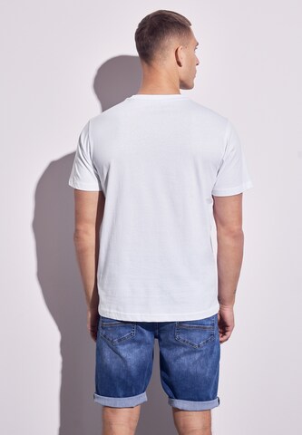 Street One MEN T-Shirt in Weiß