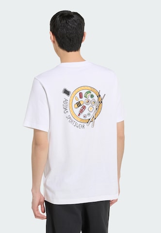 T-Shirt fonctionnel 'Sushi' ADIDAS SPORTSWEAR en blanc : devant