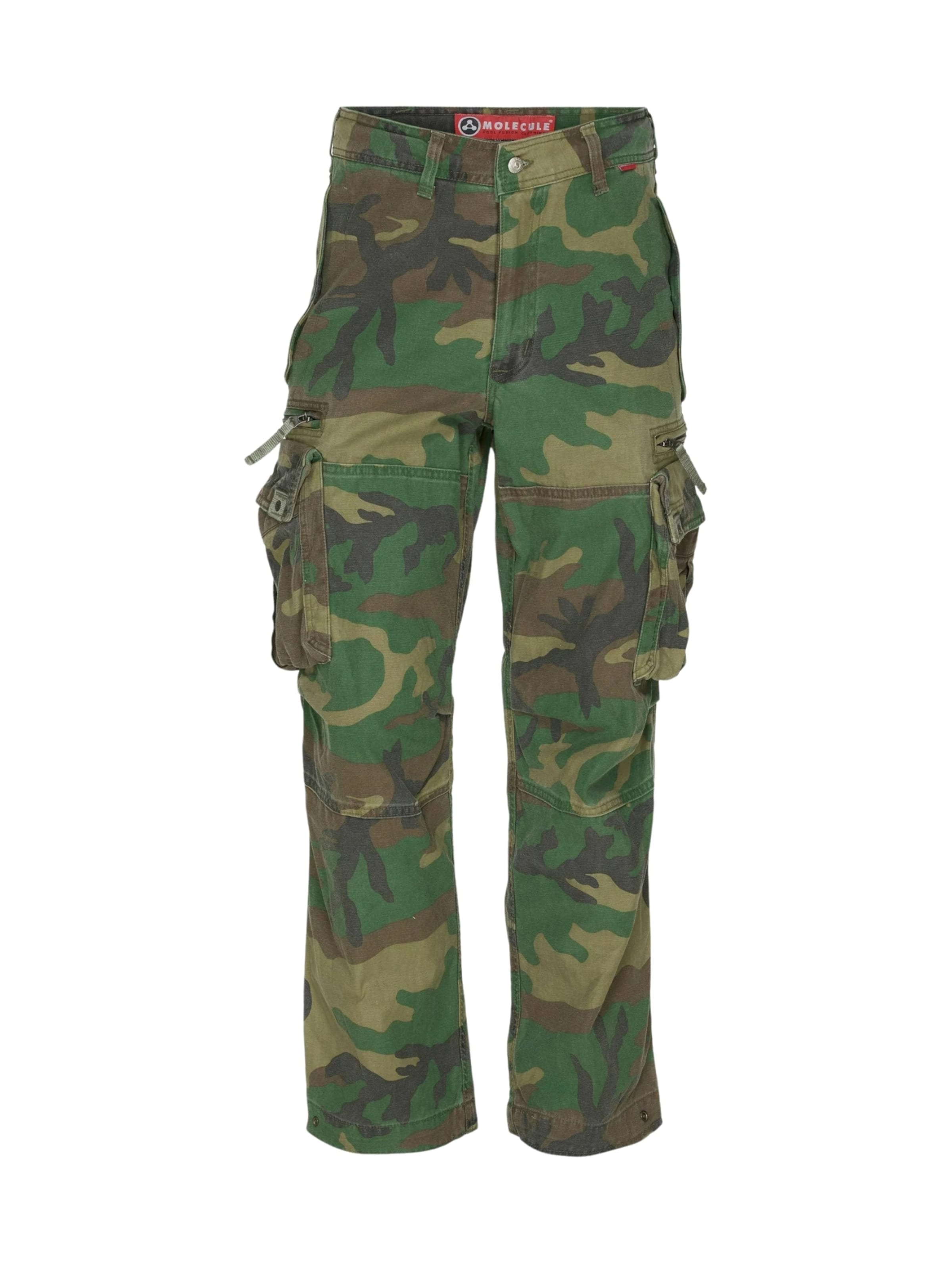 Molecule Baggy Gargohousut värissä vihreä: etupuoli