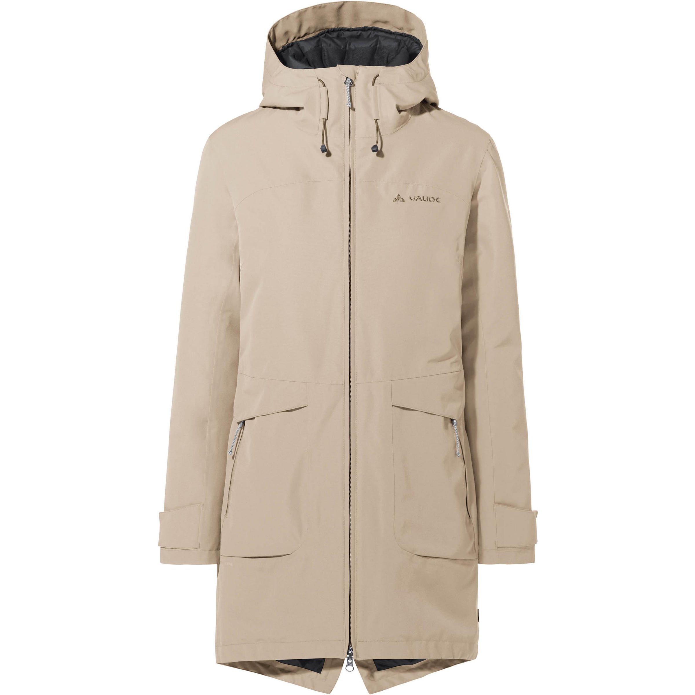 VAUDE Outdoorjacke 'Skomer III' in Beige: Vorderseite
