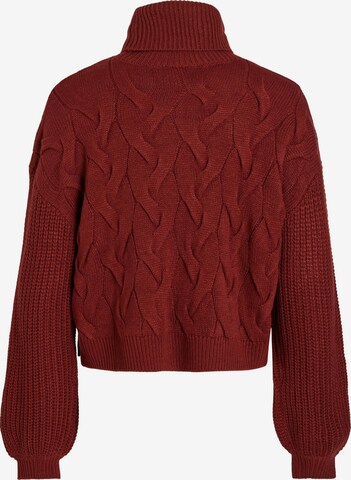 VILA Sweater 'OA' in Red