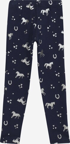 Skinny Leggings 'Horses' de la SALT AND PEPPER pe albastru