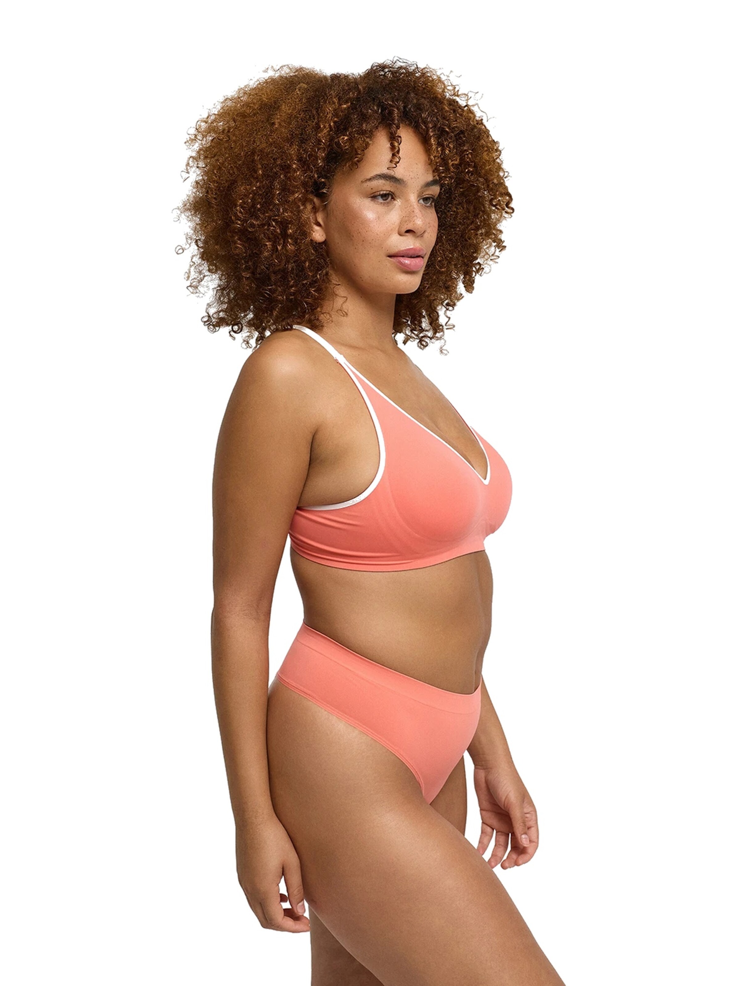 Push-up Soutien-gorge 'Lined Comfort Push-Up BH' cfab (formerly creamy fabrics) en orange